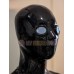 (DM872)100% natural full head human face latex mask rubber hood with eyes lenses suffocate Mask fetish wear